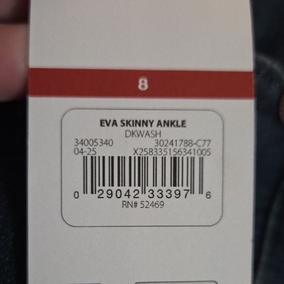 Sofia by Sofia Vergara High Rise Dark Blue Jeans - Picture 8 of 8